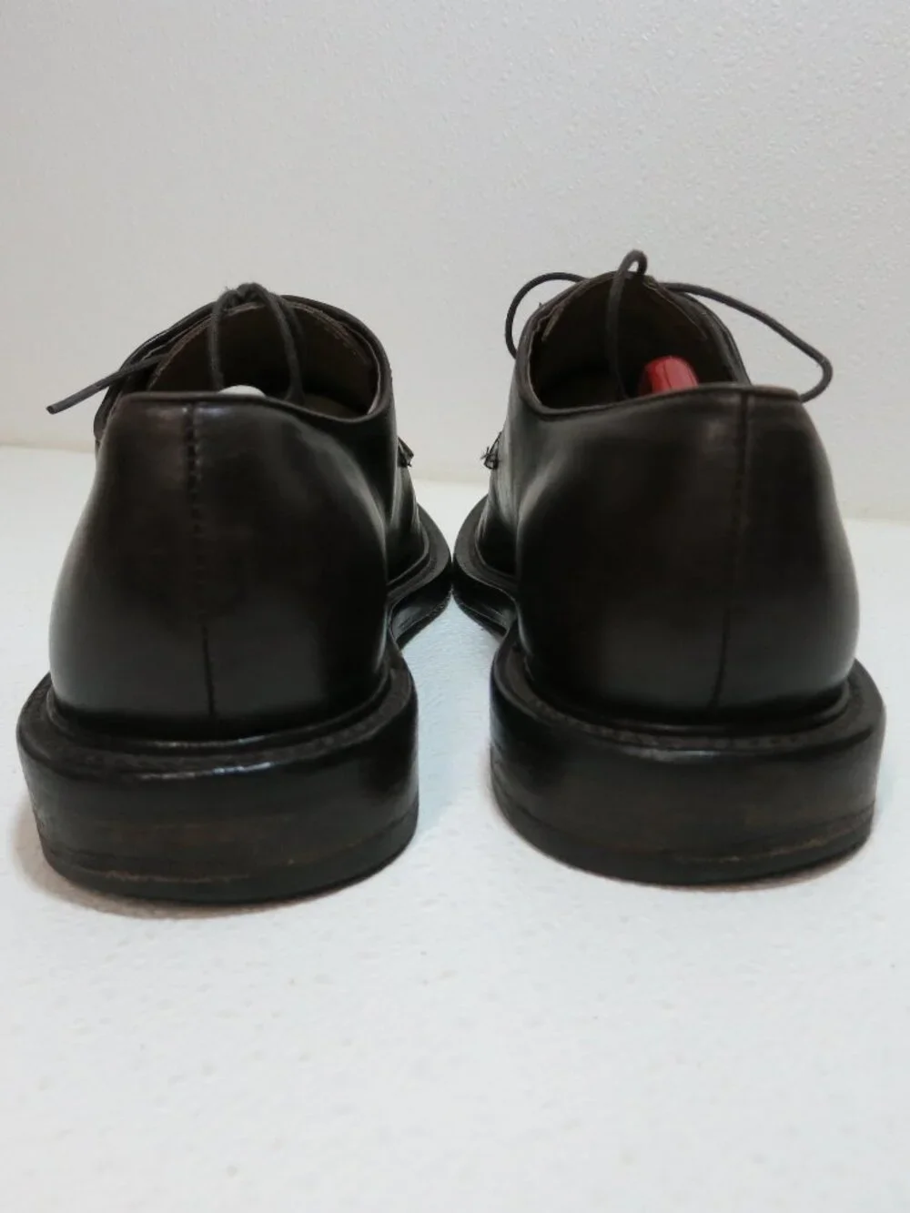 J. Crew Oil Tanned Leather Dress Derby Oxfords Men's Footwear Shoes Italy Sz 10
